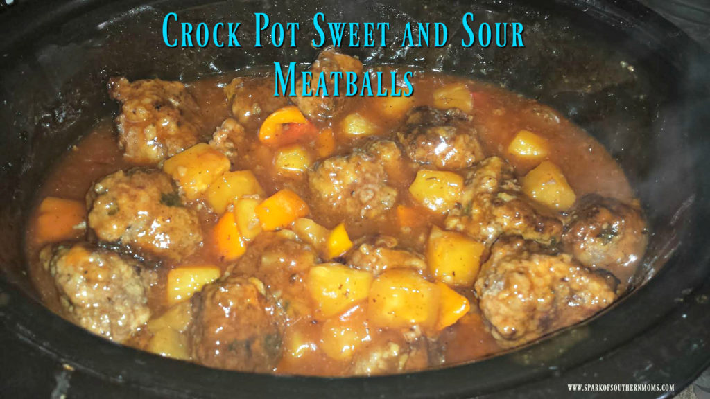 Crock Pot Sweet and Sour Meatballs