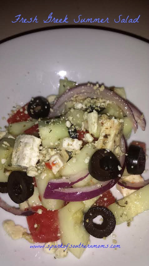 Fresh Greek Summer Salad